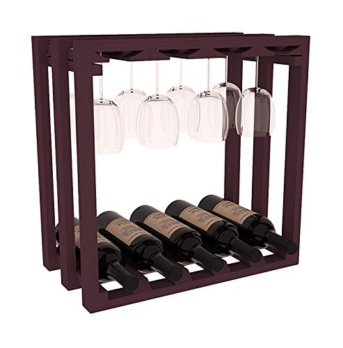 Wine Racks America Ponderosa Pine Lattice Stacking Stemware Cube. 13 Stains to Choose From! N13