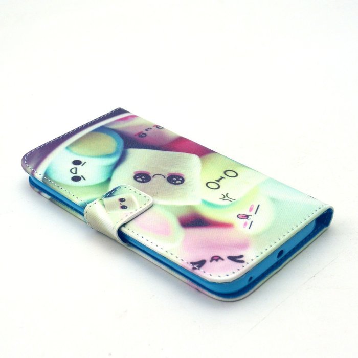 Galaxy S6 Case, Firefish Folio Flip Premium PU Leather Lovely Wallet Shell [Scratch-resistant][Kickstand][Card... N16