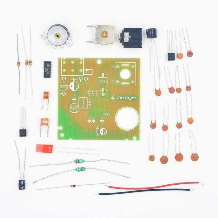 Puuli M28S 9018 TDA7021T KA22429 FM Radio Receiver Plate Chip Finished Module Board Plate DIY Kit DIY Learning... N5