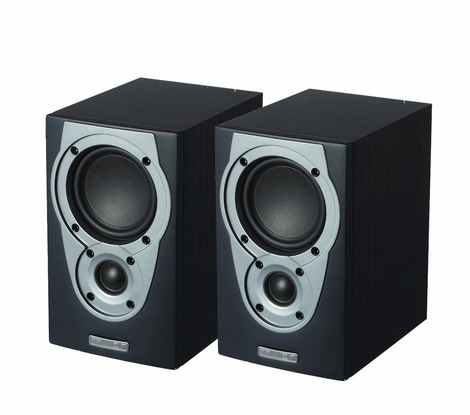 Mission Audio MX-S BLK 2-Way Bookshelf Speakers (Black, 2 ...