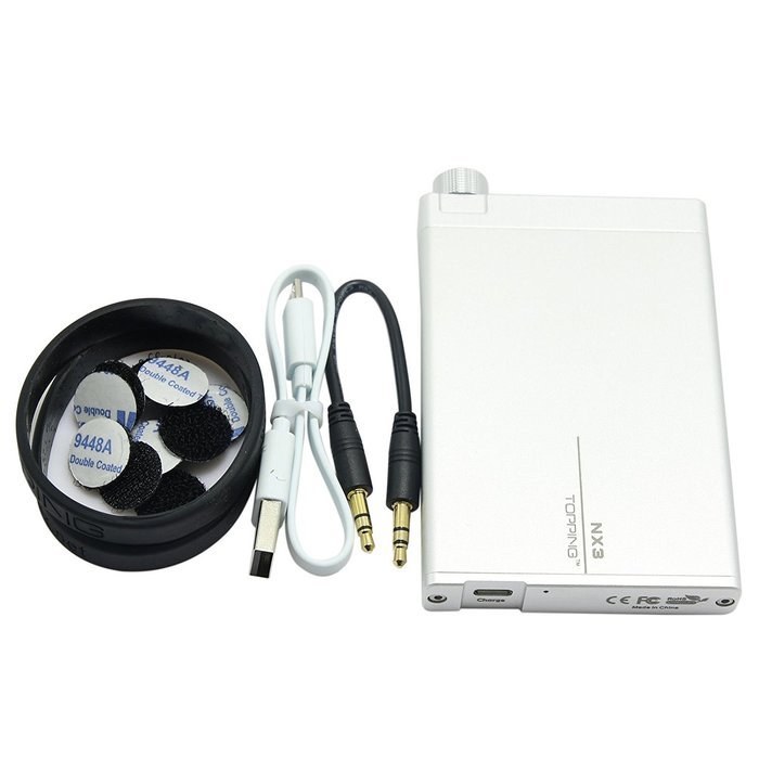 TOPPING NX3 Portable HiFi Headphone Amplifier, Ultra Slim Earphone Amps, with Bass Turbo and DAC Decoder, for... N7
