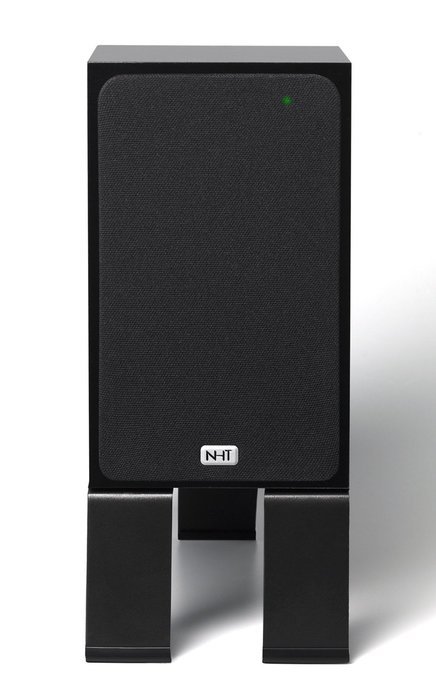 NHT SuperPower 90-Watt Powered Speaker (Gloss Black, Single) (Discontinued by Manufacturer) N3