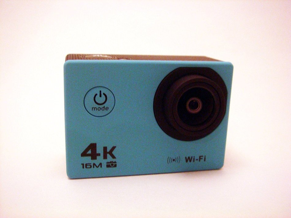 Turquoise 4K Ultra Wi-Fi (Gopro Style) Sport Camera with 30fps Includes Multiple Attachments and Waterproof Shock... N4
