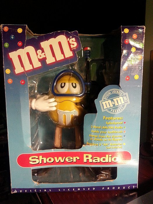 M&Ms M&M M & M Shower Radio Scuba Diver AM FM N4