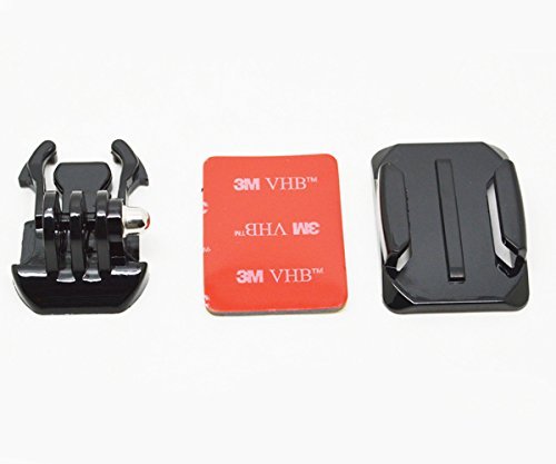 ProGear Curved Surface Mount With Buckle And 3M Adhesive Pad For GoPro Hero 4/3+/3/2/1