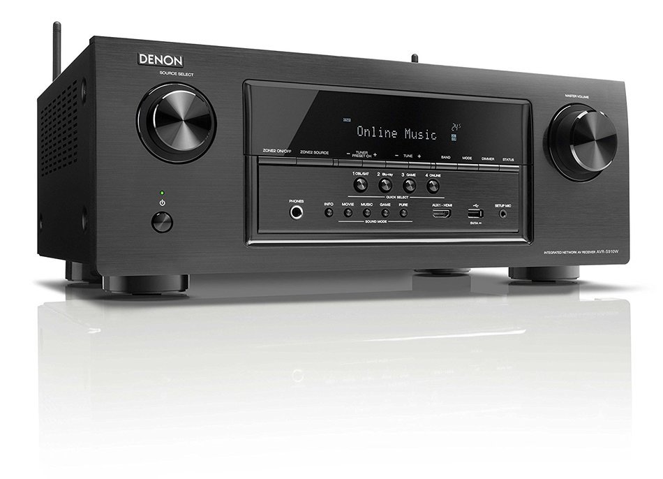 Denon AVR-S910W 7.2-Channel Full 4K Ultra HD A/V Receiver with Bluetooth and Wi-Fi (Discontinued by Manufacturer) N7