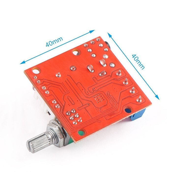 Mini Stereo AMP Audio Amplify Module Board, 10W+10W Dual Channel Amplifier Class-D 12V DC N2