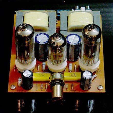 Gowe&reg; Hifi Stereo Tube 6N2+6P1 single-ended Class A Power Amplifier Board Diy Kit