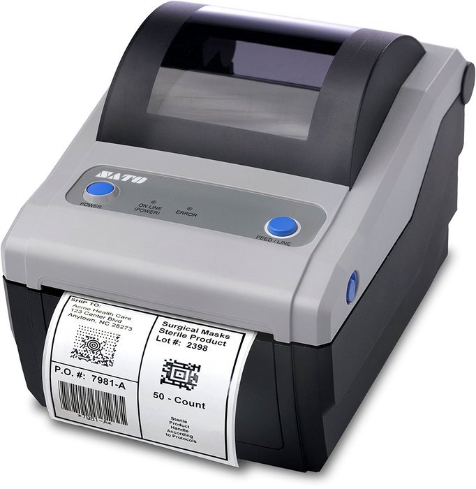 Sato Compact CG408 Direct Thermal Printer - Monochrome - Label Print WWCG08031