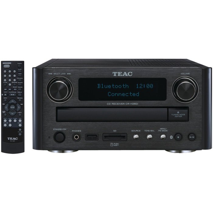 Teac CR-H260I-B CD/SD Receiver with Bluetooth (Black)