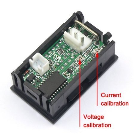 RioRand 0.56" DC 0-100A Ammeter green LED Digital Current Ampere Meter With Shunt Resistor 2 Wires