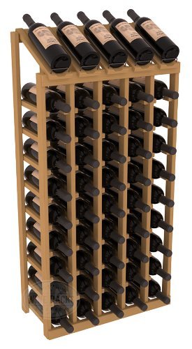 Wine Racks America Ponderosa Pine 5 Column 10 Row Display Top Kit. 13 Stains to Choose From! N9