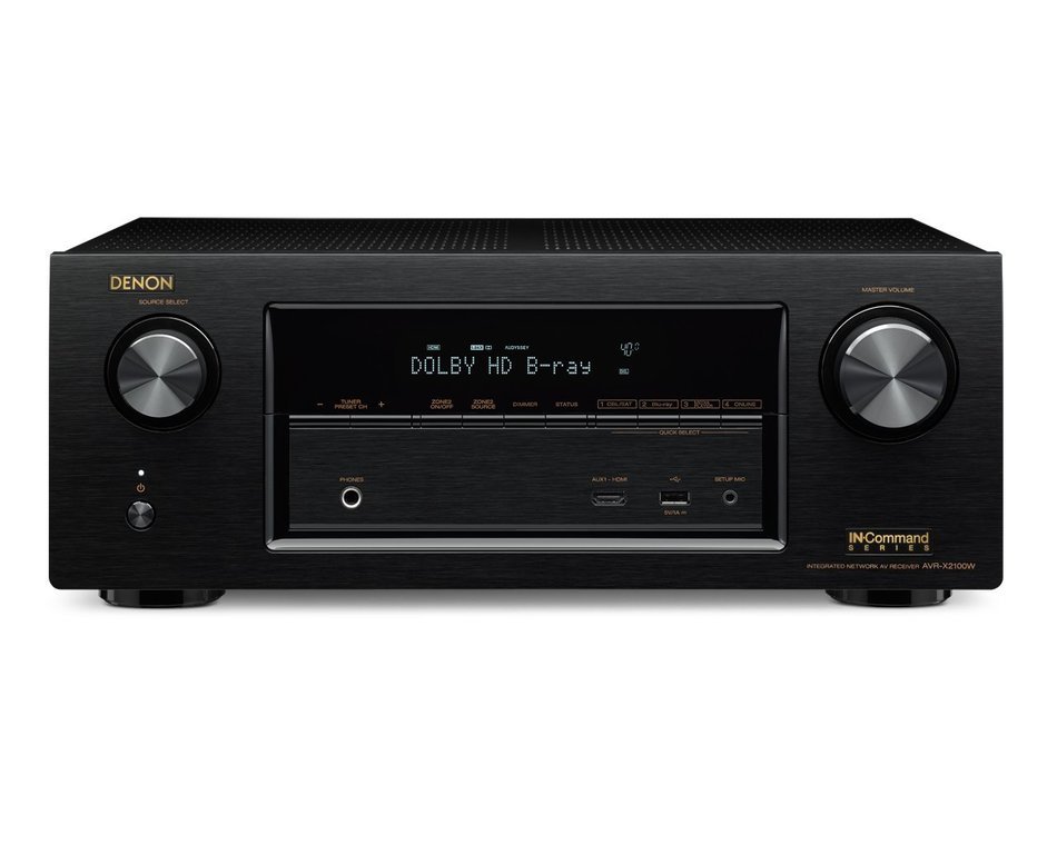 Denon AVR-X2100W 7.2 Channel Full 4K Ultra HD AV Receiver with Bluetooth and Wi-Fi (Discontinued by Manufacturer) N4