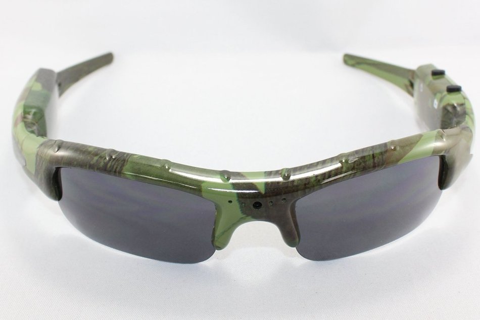 Camouflage Green Micro Camera Sunglasses Mini DV Camcorder Recorder Outdoor Sport Video Recorder Sunglasses N5