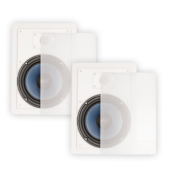 Blue Octave Home LW82 In-Wall Speakers (White)