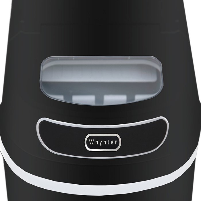 Whynter IMC-270MB Compact Portable Ice Maker, 27 lb. Capacity, Metallic Black N6
