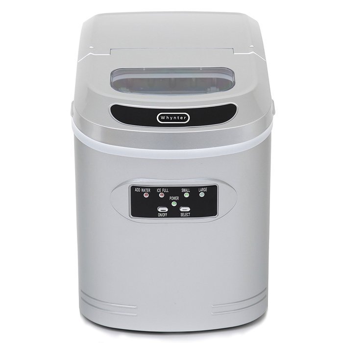 Whynter IMC-270MB Compact Portable Ice Maker, 27 lb. Capacity, Metallic Black N7