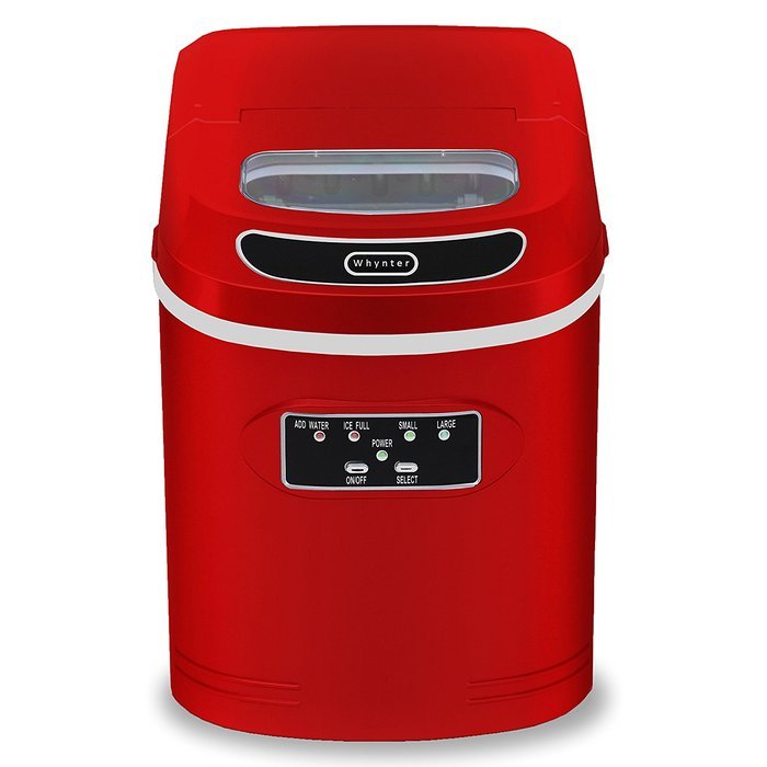 Whynter IMC-270MB Compact Portable Ice Maker, 27 lb. Capacity, Metallic Black N8