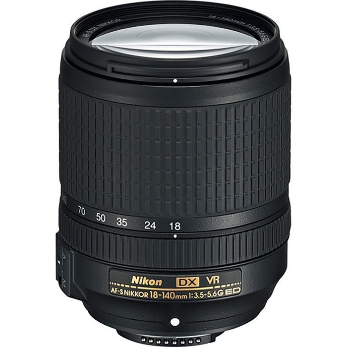 Nikon D3200 DSLR 24.2MP Camera in Black + Nikon 18-140mm VR Lens + 64GB Storage + LED Kit + Case + UV Filter +... N2