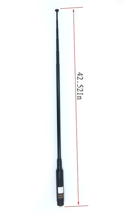 SPPQ Rh-660s Dual Band 144/430mhz Sma-f High Gain Telescopic Foldable Antenna for Harvest Kenwood Baofeng Puxing... N2