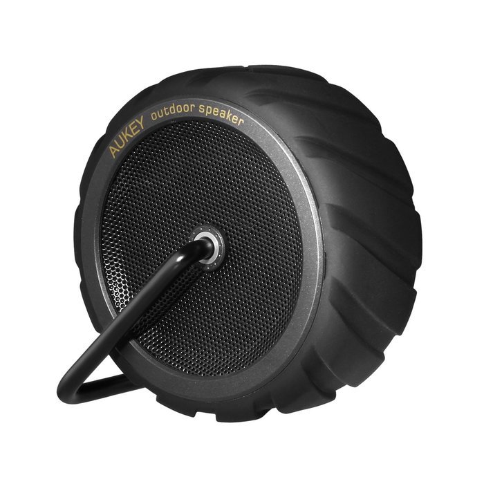 AUKEY Bluetooth Speaker, Wireless Outdoor Wheel Speaker with Water and Shock Resistant for iPhone, iPad, Samsung... N5