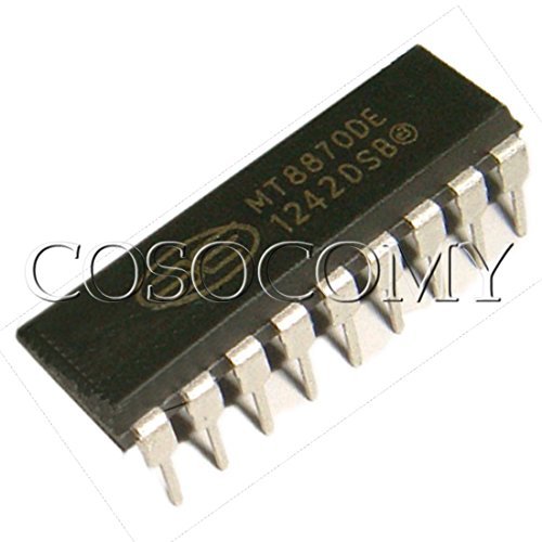 MT8870DE MT8870D PDIP-18 ISO2-CMOS Integrated DTMF Receiver IC