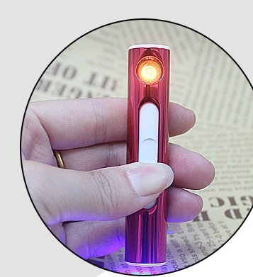 King's Store Minimalist USB Rechargeable Electric Arc Lighter Wholesale(multicolor Pcs 2) N8