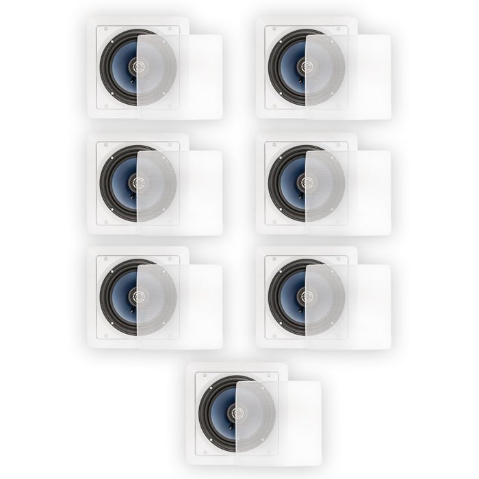 Blue Octave LS62 In Wall In Ceiling 6.5" Speakers Home 1960 Watts New 7 Speaker Set LS62-7S