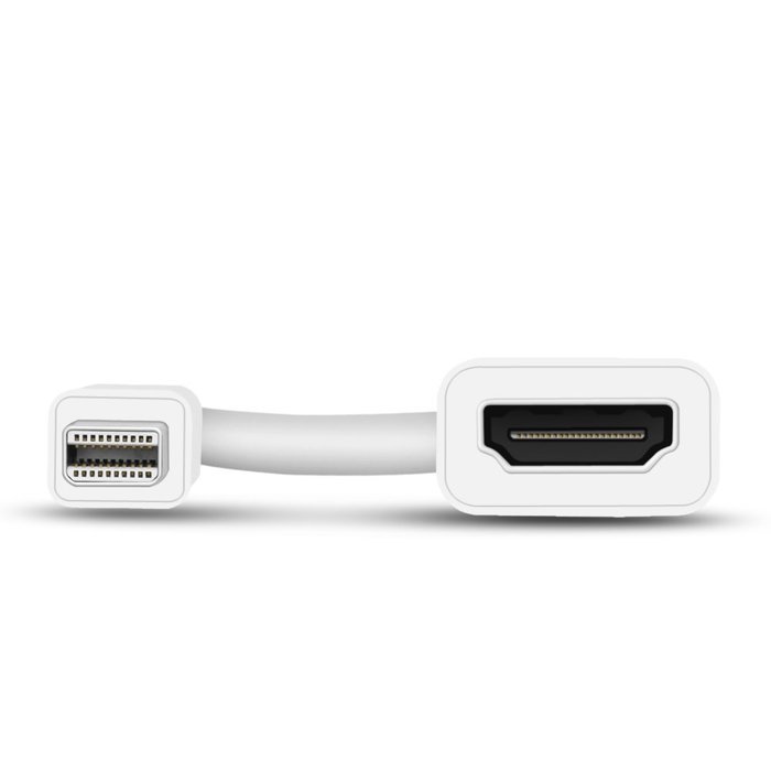 TNP Mini DisplayPort to HDMI 4K / DVI / VGA Adapter 1080P 4K 2K UHD Ultra HD High Resolution Ready Video Audio... N7