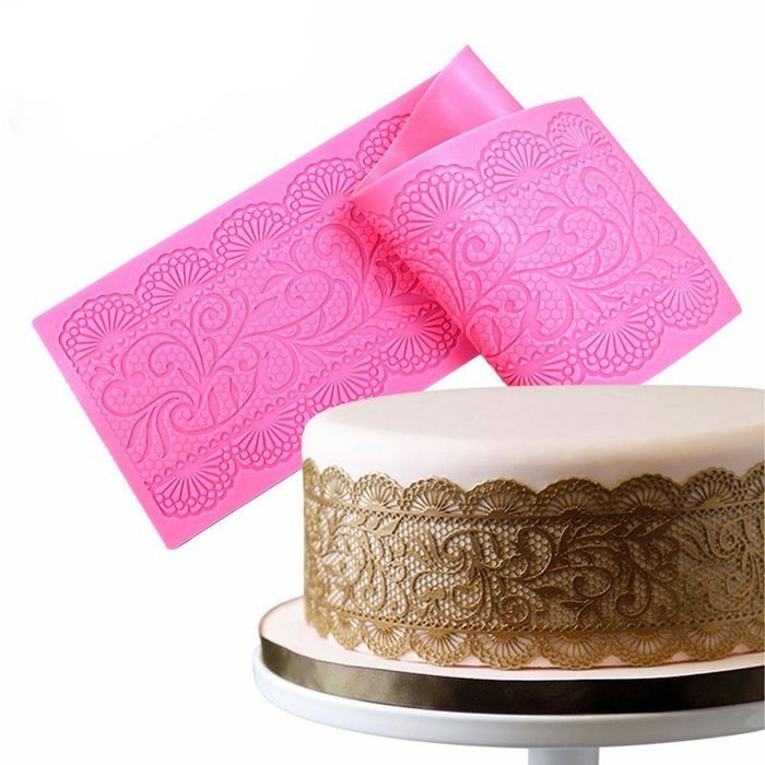 GogoForward Flower Silicone Lace Impression Mold Cake Decor Sugar Cakes DIY N6