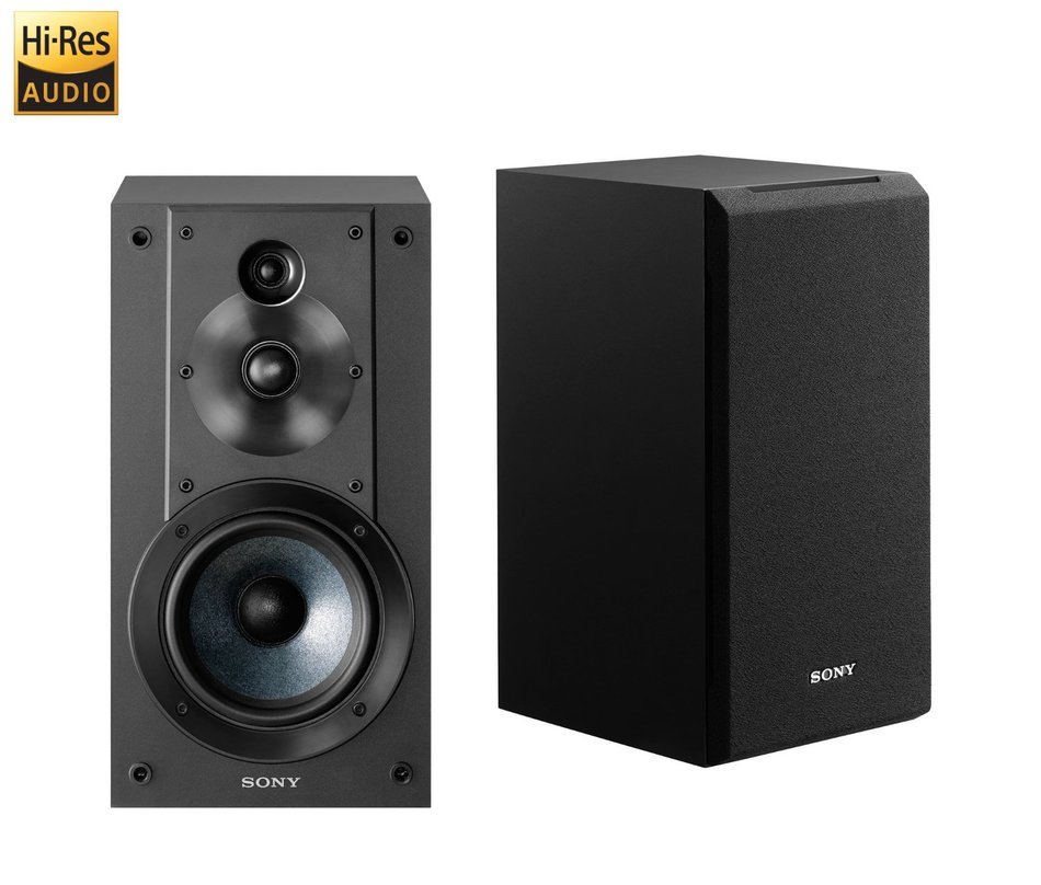 Sony SSCS5 3-Way 3-Driver Bookshelf Speaker System (Black) N2
