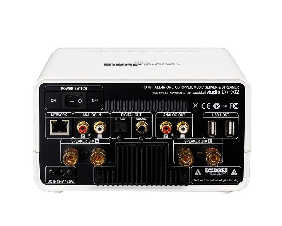 Cocktail Audio - X12 - CD Ripper - Music Server & Streamer - White N2