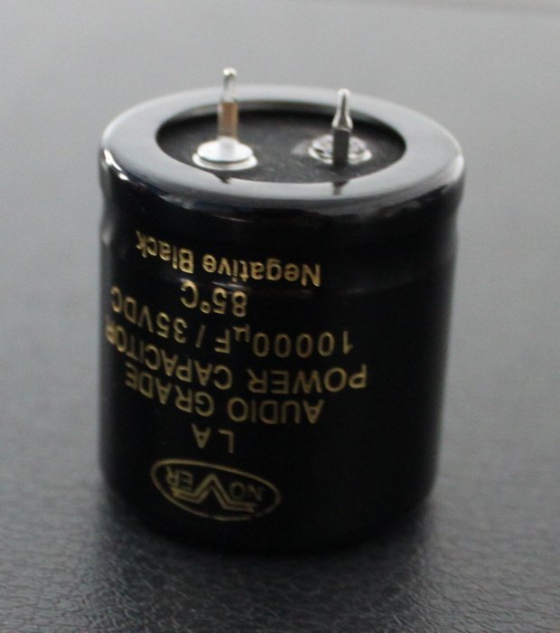 2pcs 10000uF/35V Nover LA Audio Grade Power Capacitor 30x36mm 85&deg;C N2