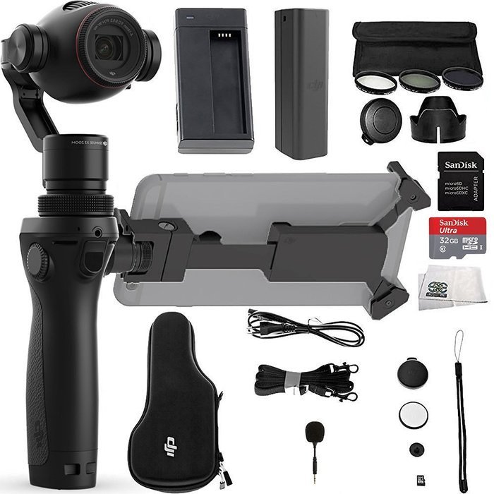 DJI OSMO+ Plus Handheld Fully Stabilized 4K Camera Beginners Bundle N5