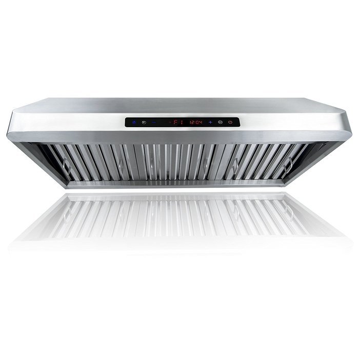FIREBIRD New FB90-1081 36" Under Cabinet Stainless Steel Range Hood, W/Gas sensor, Illuminated Keypad, Baffle... N2