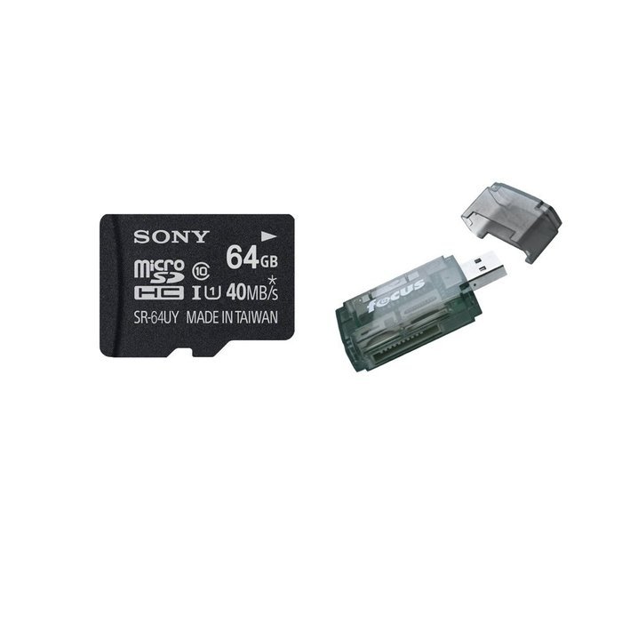 GoPro HERO4 SILVER Edition (Waterproof Housing) Sony 64GB micro SD Class 10 + Multi Card Reader + Micro HDMI Cable...