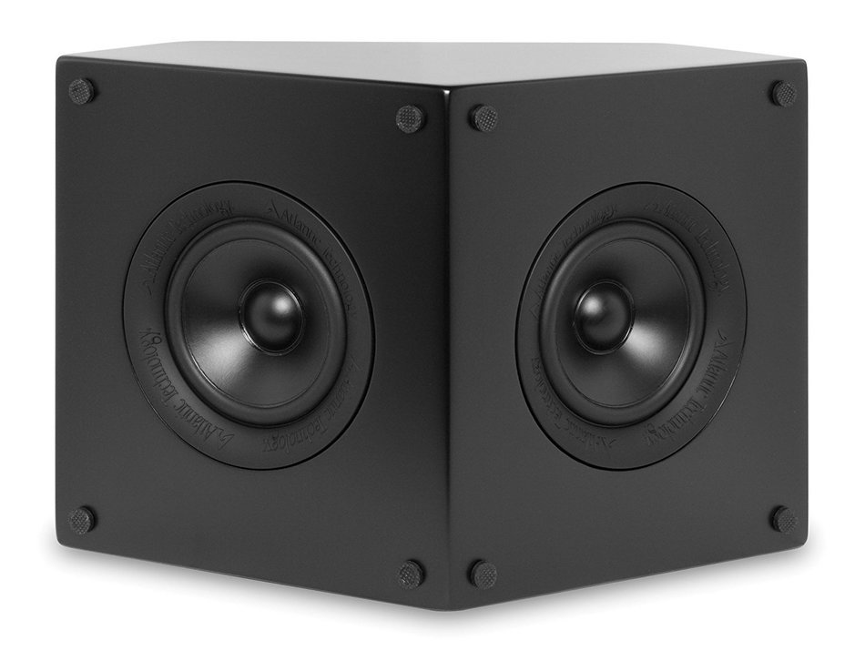 Atlantic Technology 1400SRZ-P-BLK Dipole-Bipole Surround Speakers (Pair, Black)