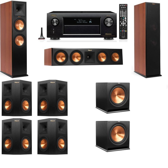Klipsch RP-280F Tower Speakers CH-7.2-Denon AVR-X4100W