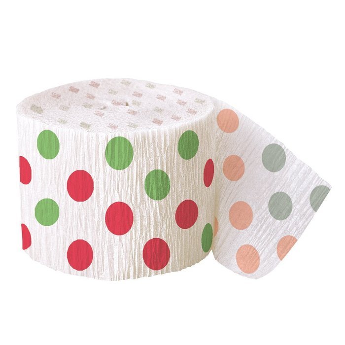 Red and Green Polka Dot Holiday Cupcake Kit for 24 N20