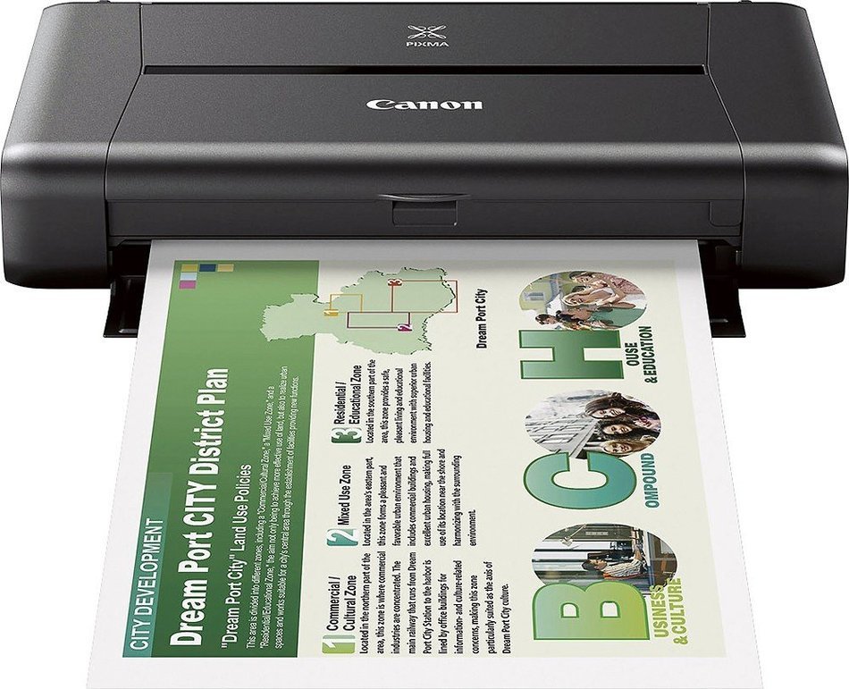 Canon - PIXMA iP110 Wireless Printer - Black