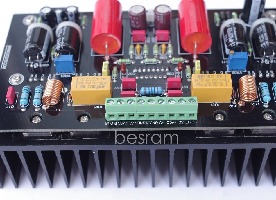 LM4702 Assembly 2X100W Class AB Audio Power Amplifier Board ± 45V - ± ...