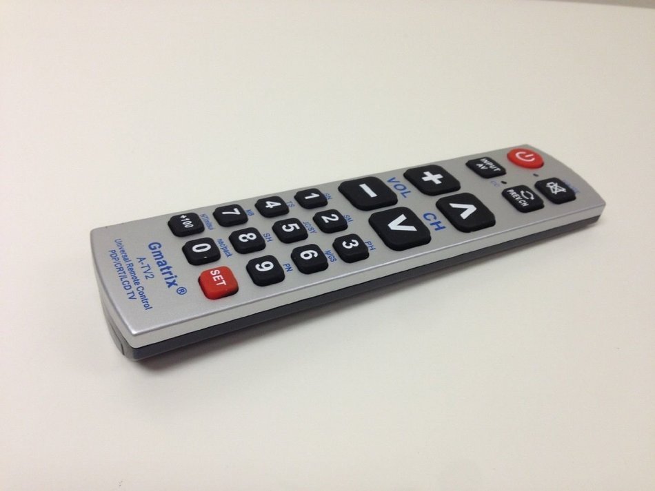 Gmatrix Best Big Button Universal Remote Control Vizio Lg Sharp A-tv2, Initial Setting for Lg, Vizio, Zenith,... N5