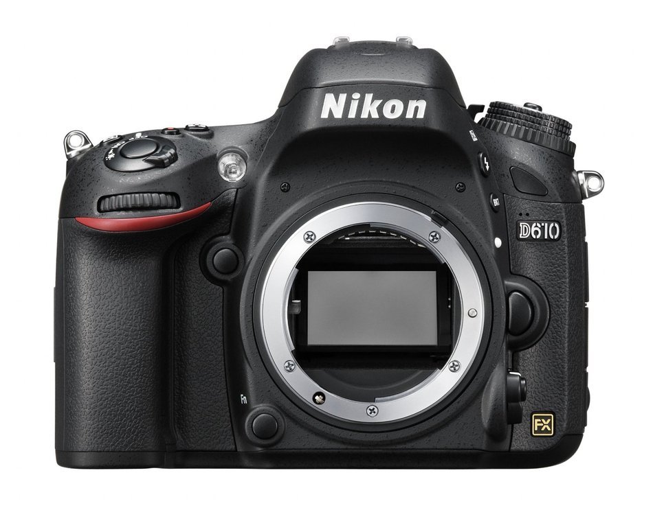 Nikon D610 24.3 MP CMOS FX-Format Digital SLR Camera (Body Only) International Version (No warranty) N5
