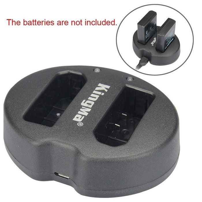 Andoer KingMa Dual 2-Channel ENEL14 Battery Charger for Nikon D3100 D3200 D5100 P7100 P7000 N24