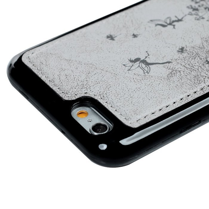 iPhone 6S Case,iPhone 6 Case (4.7") - Slim Fit Shock-Absorption Soft TPU Rubber Gel Bumper Vintage Embossed Dandelions... N48