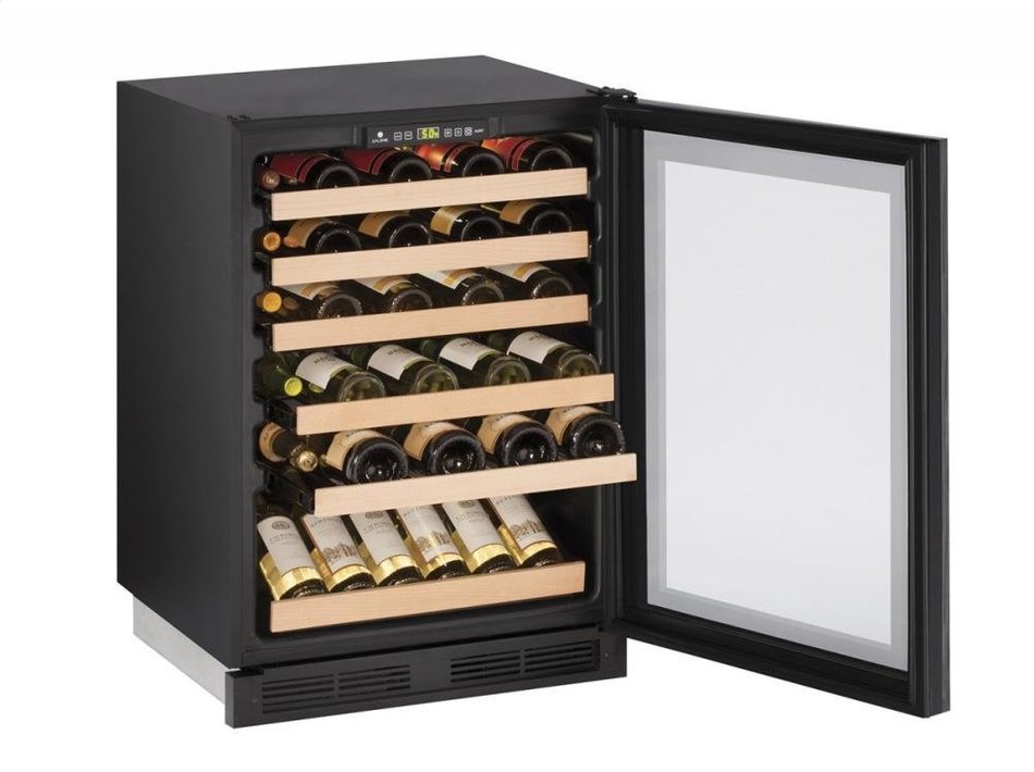 U-Line U1224WCINT00A Built-In Wine Storage, 24", Stainless Steel N2