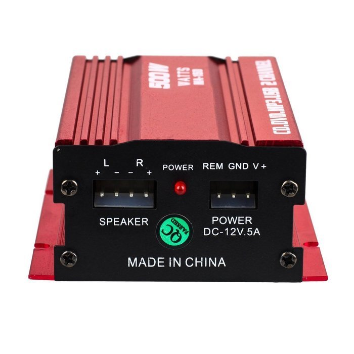 2Ch Digital Power Amplifier, Mowon Tripath Class T HIFI Steoro Audio Mini Amplifier 20x2W AMP with 3A Power Supply... N29