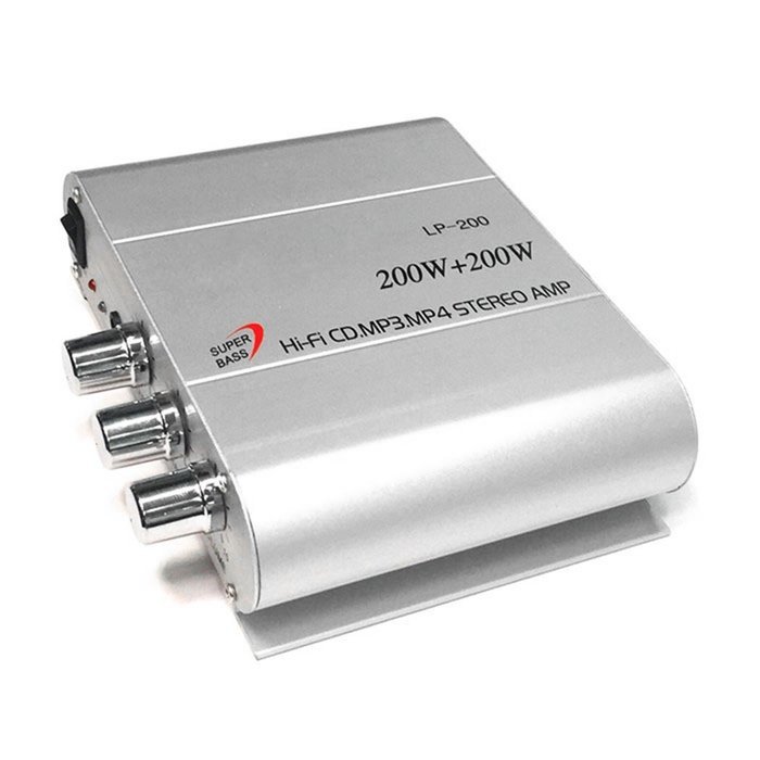 2Ch Digital Power Amplifier, Mowon Tripath Class T HIFI Steoro Audio Mini Amplifier 20x2W AMP with 3A Power Supply... N34