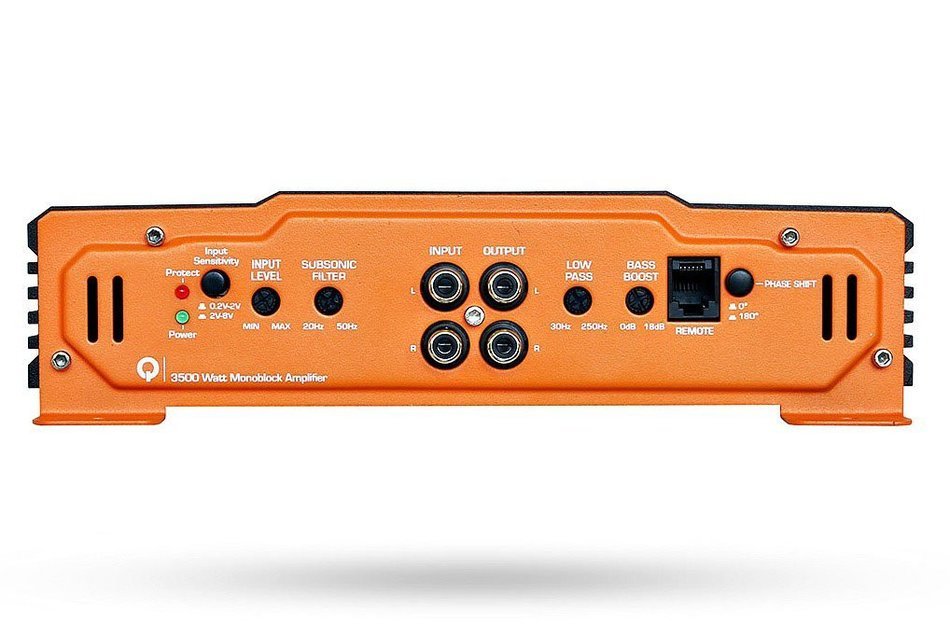 Quantum 3500 Watts Max Monoblock 1 Ohm Stereo Class D Car Audio Amplifier N3
