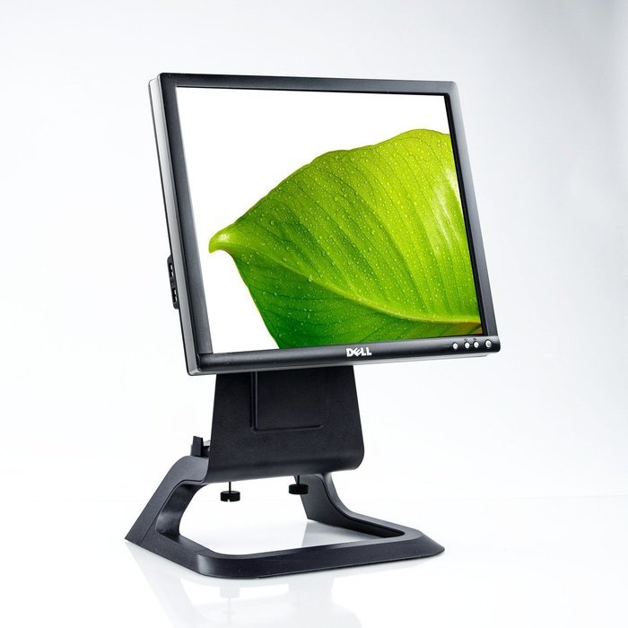 17" Dell 1704FPTT DVI/VGA LCD Monitor w/USB (Black & Silver) N3